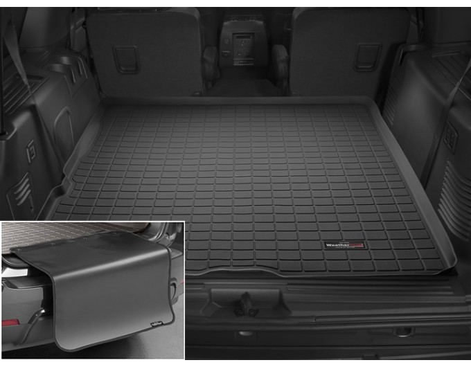 Коврик с защитой WeatherTech Black для Ford Expedition; Lincoln Navigator (mkII-mkIII)(trunk behind 2 row) 2003-2017, цена: 13 012 грн.