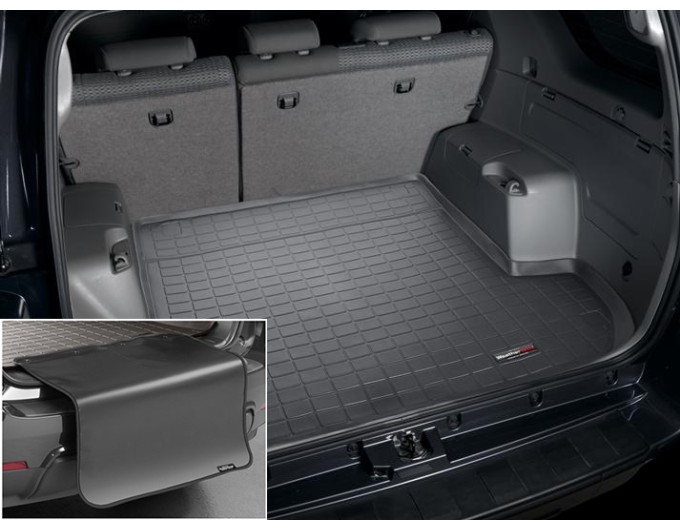 Коврик с защитой WeatherTech Black для Toyota 4Runner (mkIV)(2 rows)(no Double Decker System)(trunk behind 2 row) 2002-2009, цена: 11 853 грн.