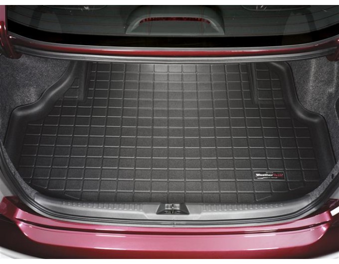 Коврик WeatherTech Black для Honda Accord (mkVII)(sedan)(not hybrid); Acura TL (mkIII)(no navigation system)(trunk) 2003-2008 (USA), цена: 6 692 грн.