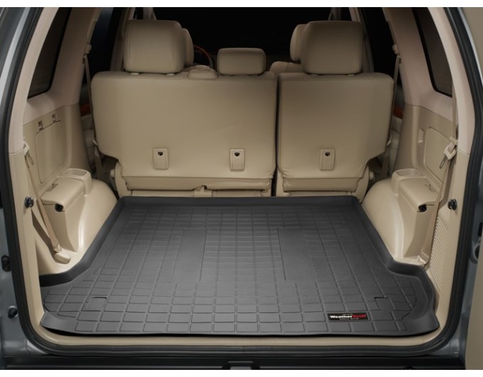 Коврик WeatherTech Black для Toyota Land Cruiser Prado (J120)(5 door); Lexus GX (mkI)(trunk behind 2 row) 2002-2009, цена: 7 362 грн.