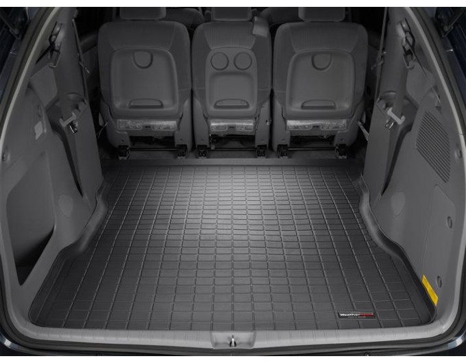 Коврик WeatherTech Black для Toyota Sienna (mkII)(trunk behind 2 row) 2003-2009, цена: 7 810 грн.