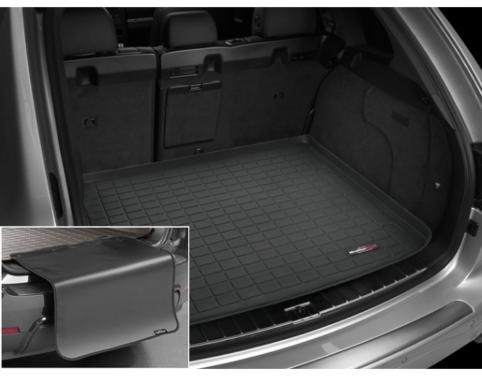 Коврик с защитой WeatherTech Black для Volkswagen Touareg (mkI)(2 zone climate); Porsche Cayenne (mkI)(trunk) 2002-2010, цена: 11 284 грн.
