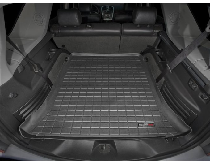 Коврик Weathertech Black для Cadillac SRX (mkI)(with 3 rows or storage system)(trunk behind 2 row) 2006-2009, ціна: 7 362 грн.