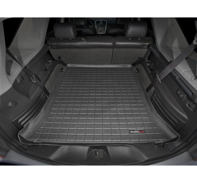 Коврик WeatherTech Black для Cadillac SRX (mkI)(with 3 rows or storage system)(trunk behind 2 row) 2006-2009, цена: 7 156 грн.