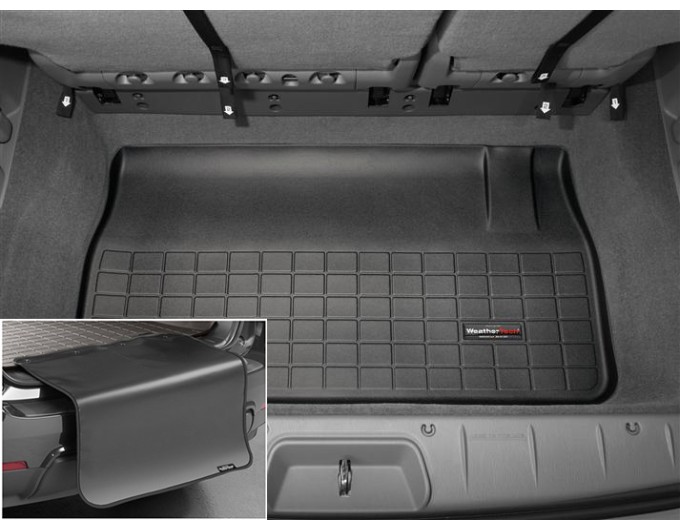 Коврик с защитой WeatherTech Black для Dodge / Chrysler Grand Caravan (mkIV-mkV)(Stow & Go Seats)(trunk behind 3 row) 2001-2016, цена: 12 432 грн.