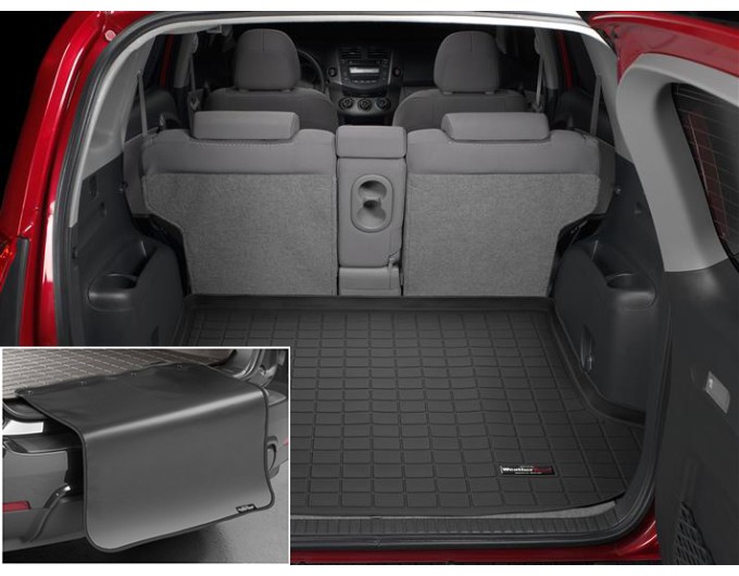 Коврик с защитой WeatherTech Black для Toyota RAV4 (mkIII)(2 rows)(trunk behind 2 row) 2005-2012, цена: 11 853 грн.