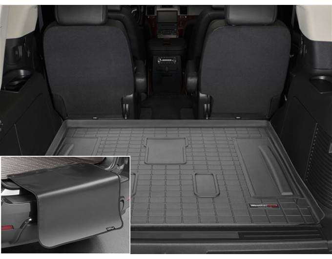 Коврик с защитой WeatherTech Black для Cadillac Escalade (mkIII); Chevrolet Tahoe (mkIII)(3 rows)(trunk behind 2 row) 2007-2014, цена: 13 012 грн.