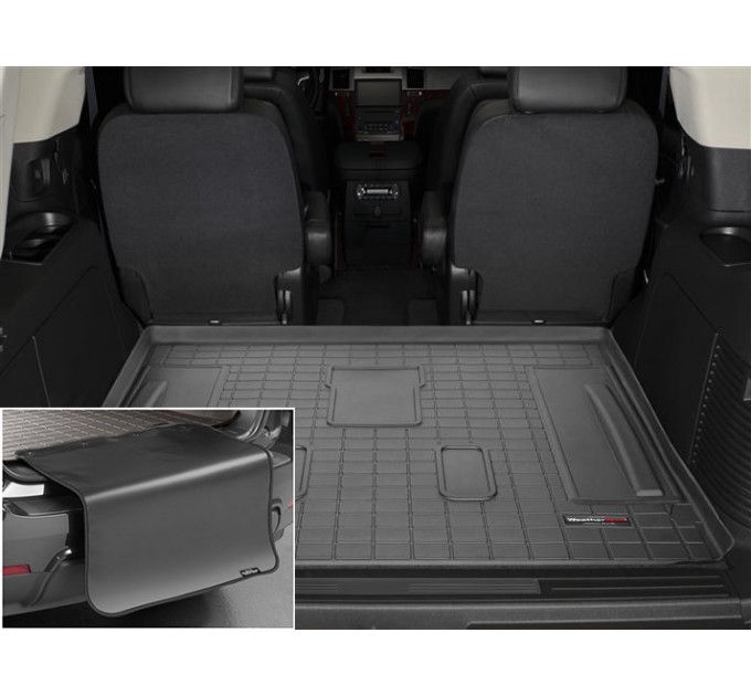 Килимок из захистом WeatherTech Black для Cadillac Escalade (mkIII); Chevrolet Tahoe (mkIII)(3 rows)(trunk behind 2 row) 2007-2014, ціна: 12 209 грн.