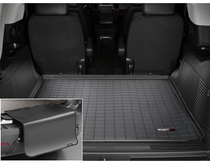 Коврик с защитой WeatherTech Black для Chevrolet Tahoe; GMC Yukon (mkIII)(2 rows)(trunk behind 2 row) 2007-2014, цена: 12 432 грн.