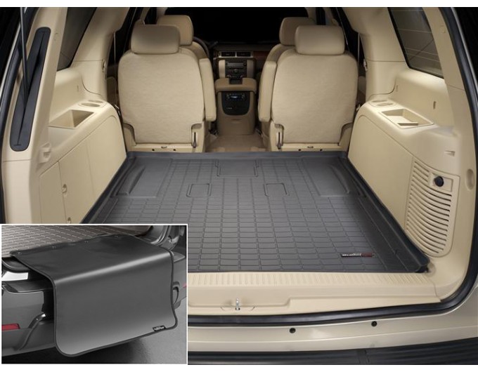 Коврик с защитой WeatherTech Black для Cadillac Escalade ESV (mkIII); Chevrolet Suburban (mkX)(trunk behind 2 row) 2007-2014, цена: 13 012 грн.