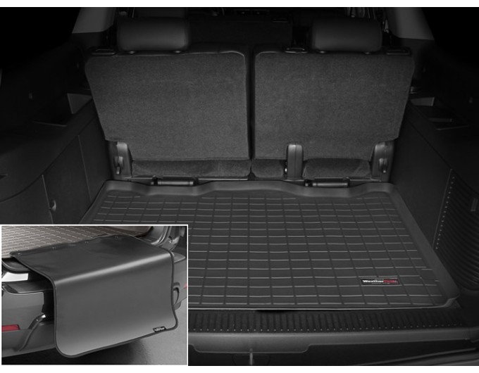Коврик с защитой WeatherTech Black для Cadillac Escalade ESV (mkIII); Chevrolet Suburban (mkX)(trunk behind 3 row) 2007-2014, цена: 11 853 грн.