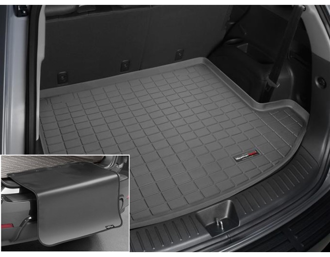 Коврик с защитой WeatherTech Black для Kia Carens (mkII)(trunk behind 2 row) 2006-2010, цена: 11 853 грн.