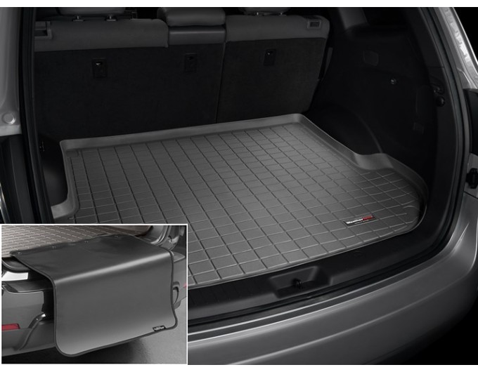 Коврик с защитой WeatherTech Black для Hyundai Santa Fe (mkII)(2 rows)(trunk behind 2 row) 2007-2012, цена: 12 432 грн.