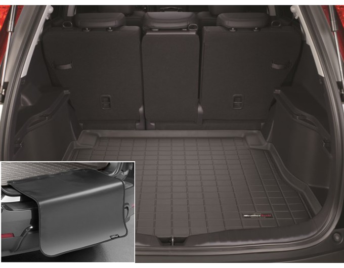 Коврик с защитой WeatherTech Black для Honda CR-V (mkIII)(trunk behind 2 row) 2007-2012, цена: 11 853 грн.