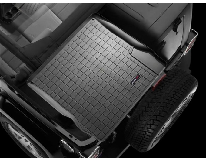 Коврик WeatherTech Black для Jeep Wrangler (JK)(unlimited)(5 door)(trunk behind 2 row) 2007-2010, цена: 6 692 грн.