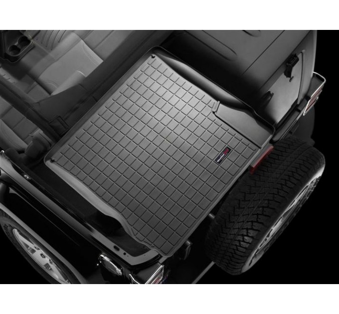 Коврик WeatherTech Black для Jeep Wrangler (JK)(unlimited)(5 door)(trunk behind 2 row) 2007-2010, цена: 6 512 грн.