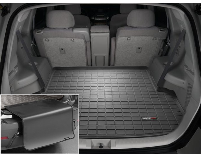 Коврик с защитой WeatherTech Black для Toyota Highlander (mkII)(not hybrid)(3 rows)(trunk behind 2 row) 2008-2013, цена: 11 853 грн.