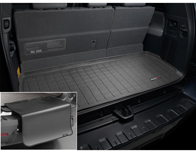 Коврик с защитой WeatherTech Black для Toyota Sequoia (mkII)(trunk behind 3 row) 2007-2022, цена: 11 853 грн.