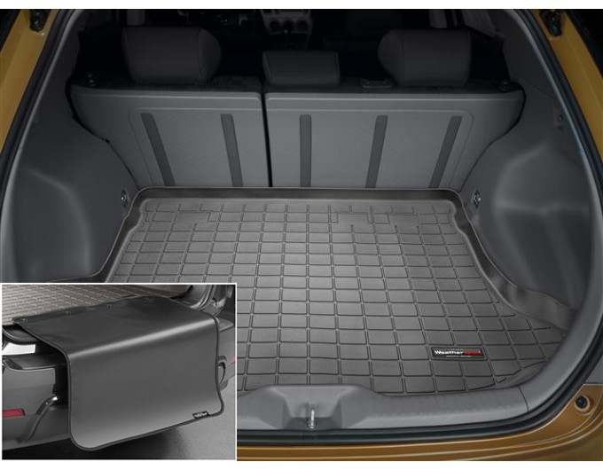 Коврик с защитой WeatherTech Black для Toyota Matrix; Pontiac Vibe (mkII)(trunk) 2009-2014, цена: 11 853 грн.