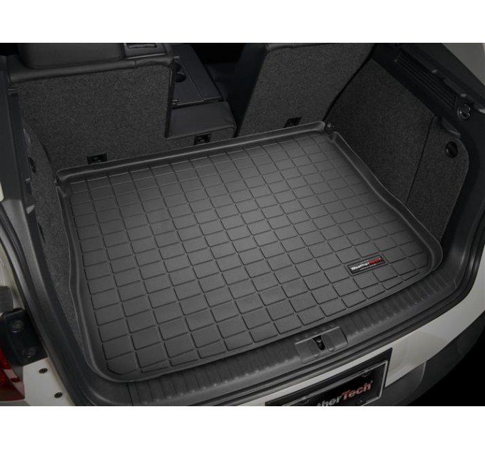 Коврик WeatherTech Black для Volkswagen Tiguan (mkI)(with spare tire/cargo organizer)(trunk) 2007-2017, цена: 6 512 грн.