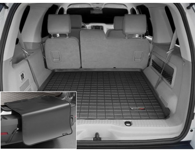 Коврик с защитой WeatherTech Black для Ford Explorer (mkIII); Mercury Mountaineer (mkIV)(3 rows)(trunk behind 2 row) 2006-2010, цена: 12 432 грн.