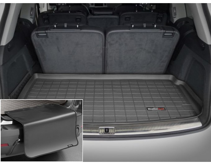 Коврик с защитой WeatherTech Black для Audi Q7 (mkI)(trunk behind 3 row) 2005-2015, цена: 11 853 грн.