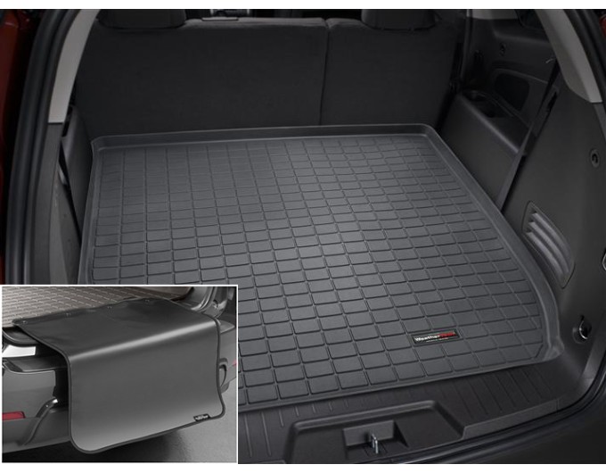 Коврик с защитой WeatherTech Black для Chevrolet Traverse; Buick Enclave (mkI)(trunk behind 2 row) 2008-2017, цена: 12 432 грн.