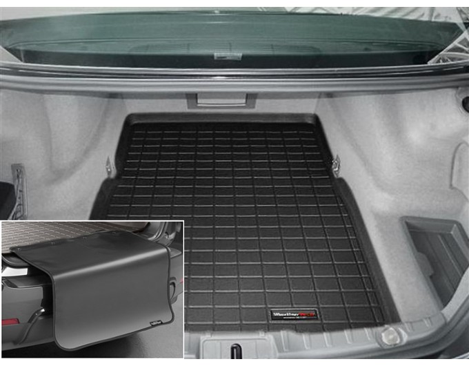 Коврик с защитой WeatherTech Black для BMW 7-series (F01/F02)(not hybrid)(trunk) 2008-2015, цена: 12 432 грн.
