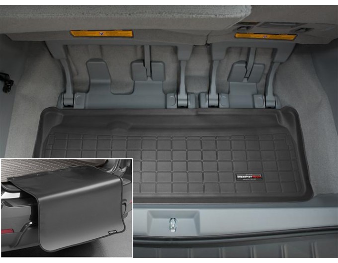 Коврик с защитой WeatherTech Black для Toyota Sienna (mkIII)(trunk behind 3 rows) 2010-2020, цена: 11 284 грн.