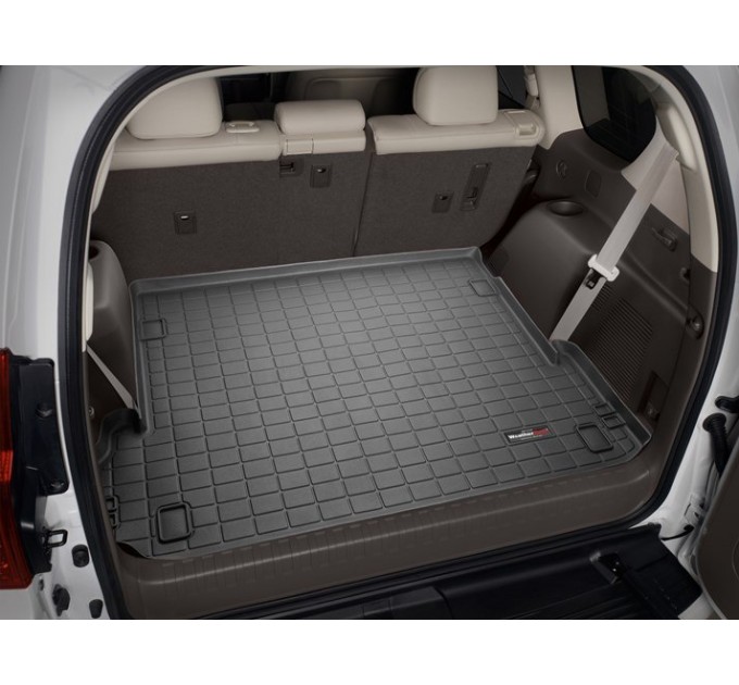 Коврик WeatherTech Black для Toyota Land Cruiser Prado (J150)(5 door)(3 rows); Lexus GX (mkII)(three-zone climate)(3 rows)(trunk behind 2 row) 2009→, цена: 7 156 грн.