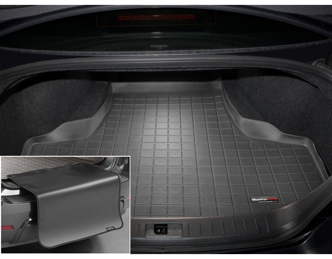 Коврик с защитой WeatherTech Black для Infiniti Q70 (mkI) / M (mkIV)(gasoline)(trunk) 2011→, цена: 13 012 грн.