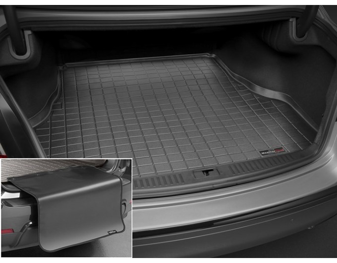 Коврик с защитой WeatherTech Black для Hyundai Genesis (mkI)(sedan)(trunk) 2009-2014, цена: 12 432 грн.