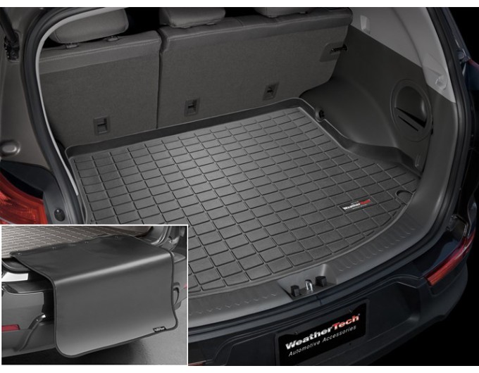Коврик с защитой WeatherTech Black для Kia Sportage (mkIII)(trunk) 2011-2015, цена: 11 853 грн.