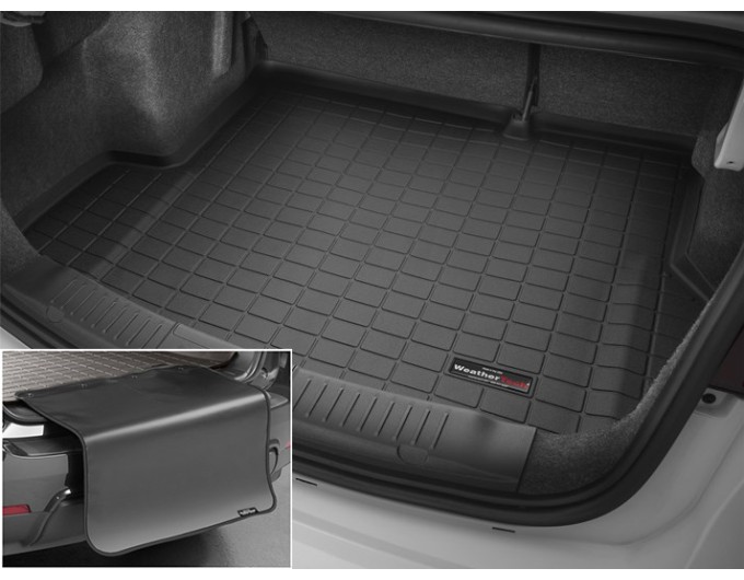 Коврик с защитой WeatherTech Black для Ford Fiesta (mkVI)(sedan)(not ST)(no multi-level floor)(trunk) 2009-2019 (USA), цена: 12 432 грн.