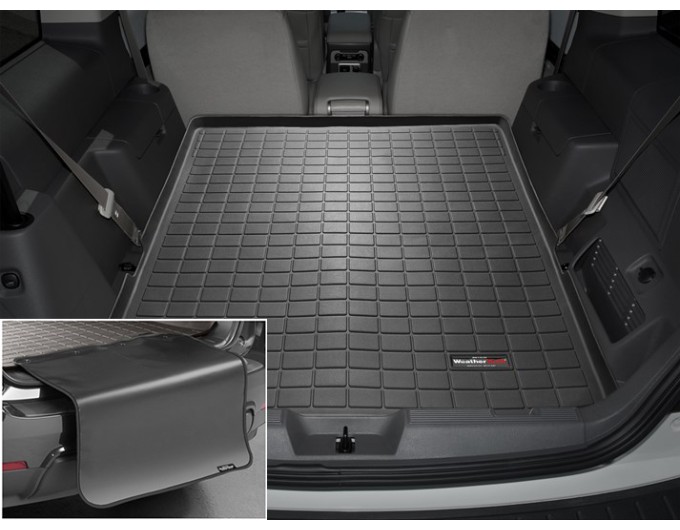 Коврик с защитой WeatherTech Black для Ford Flex; Lincoln MKT (mkI)(trunk behind 2 row) 2009→, цена: 12 432 грн.
