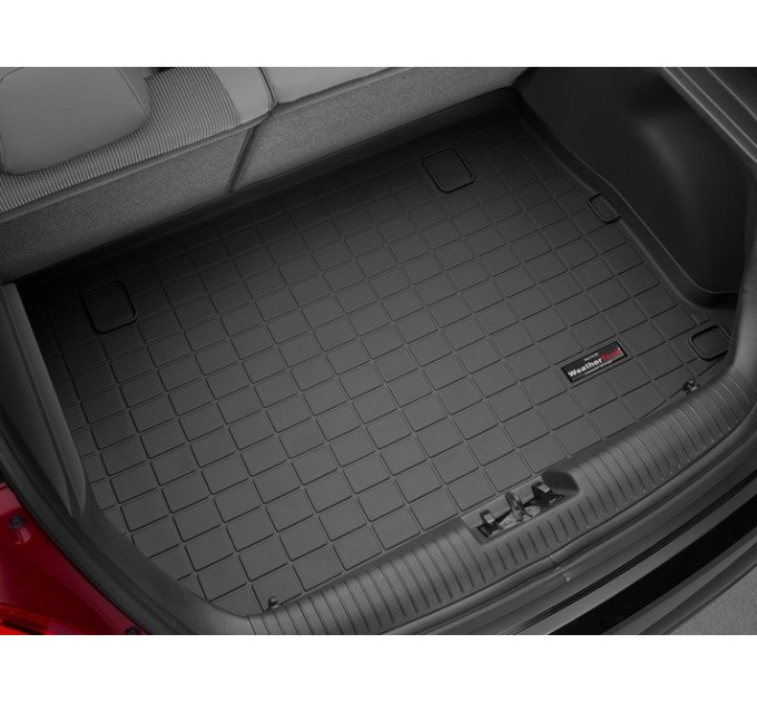 Коврик WeatherTech Black для Hyundai Veloster (mkI)(with subwoofer)(trunk) 2011-2017, цена: 6 512 грн.