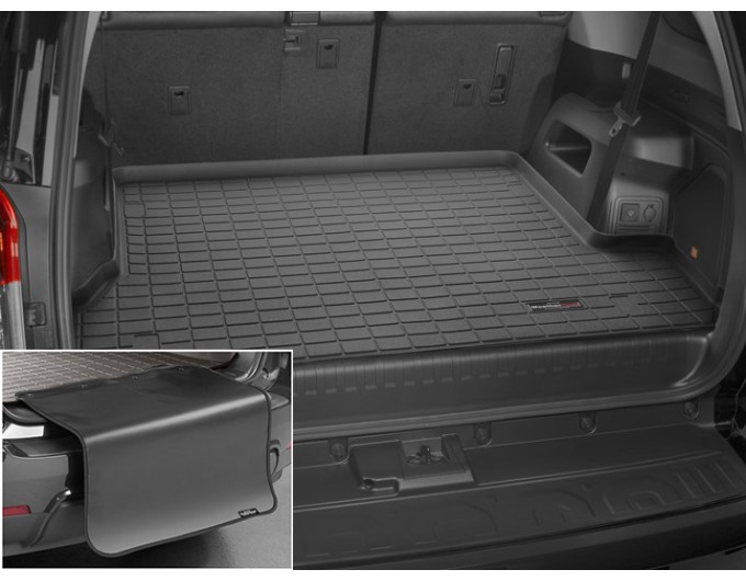 Коврик с защитой WeatherTech Black для Toyota 4Runner (mkV)(3 rows)(no Cargo Deck)(trunk behind 2 row) 2009→, цена: 12 432 грн.