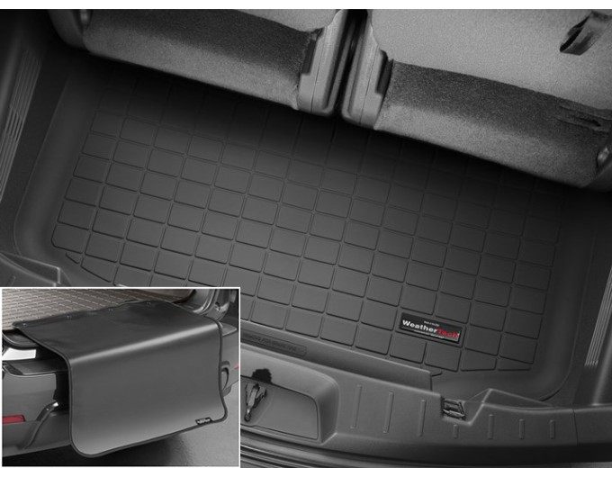 Коврик с защитой WeatherTech Black для Ford Explorer (mkV); Lincoln MKT (mkI)(trunk behind 3 row) 2011-2019, цена: 11 853 грн.