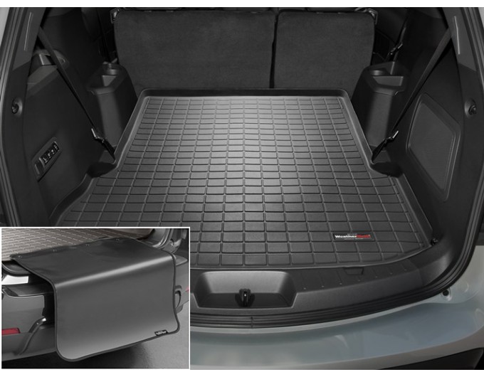Коврик с защитой WeatherTech Black для Ford Explorer (mkV)(trunk behind 2 row) 2011-2019, цена: 12 432 грн.