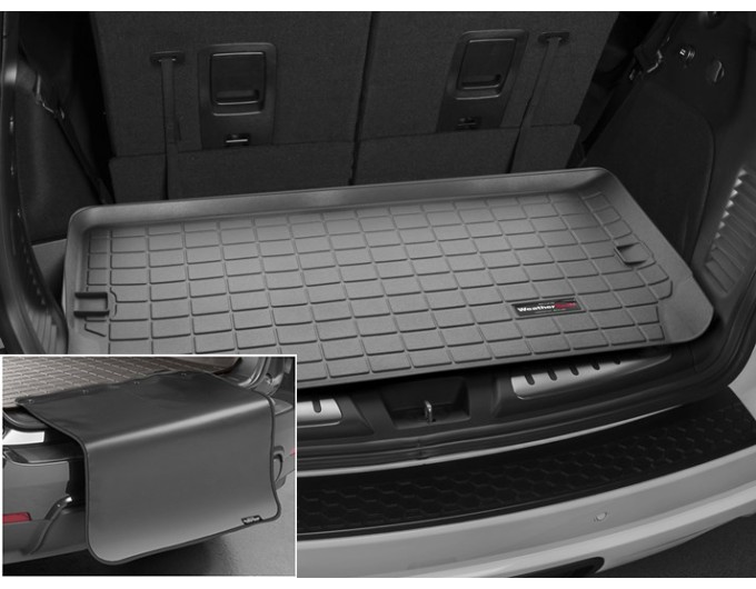 Коврик с защитой WeatherTech Black для Dodge Durango (mkIII)(trunk behind 3 row) 2011→, цена: 11 853 грн.