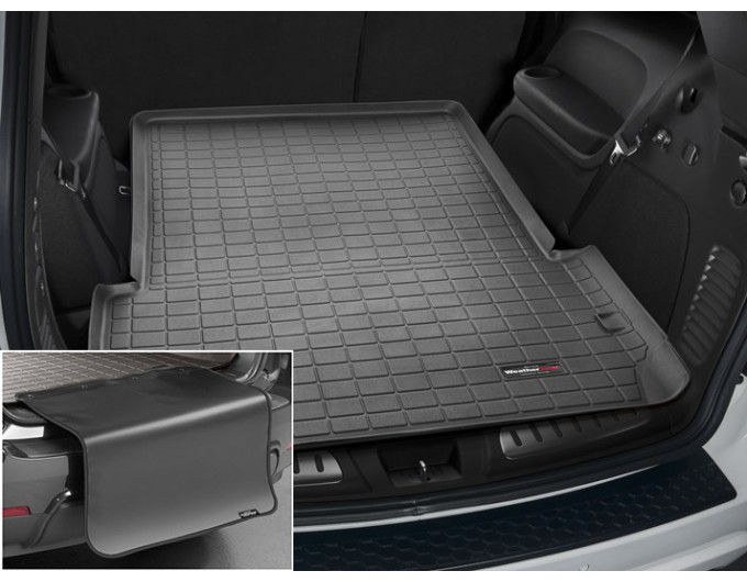Коврик с защитой WeatherTech Black для Dodge Durango (mkIII)(trunk behind 2 row) 2011→, цена: 13 012 грн.