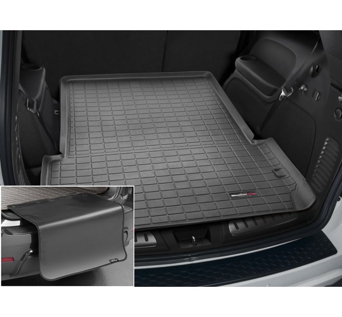 Коврик с защитой WeatherTech Black для Dodge Durango (mkIII)(trunk behind 2 row) 2011→, цена: 9 324 грн.
