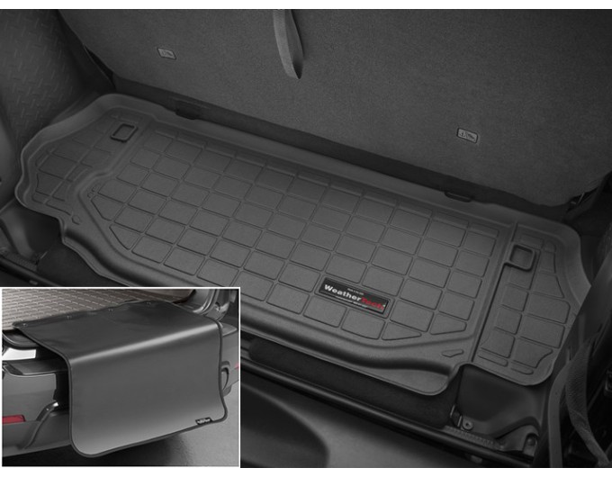 Коврик с защитой WeatherTech Black для Jeep Wrangler (JK)(trunk behind 2 row) 2007-2014, цена: 11 284 грн.