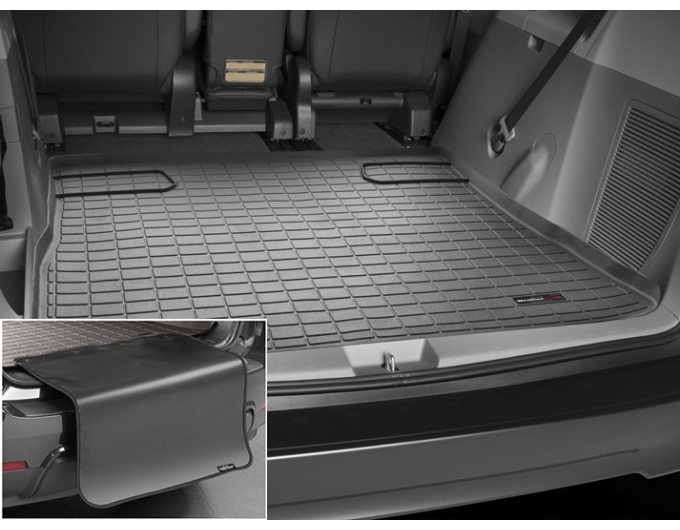 Коврик с защитой WeatherTech Black для Toyota Sienna (mkIII)(trunk behind 2 rows) 2010-2020, цена: 13 012 грн.