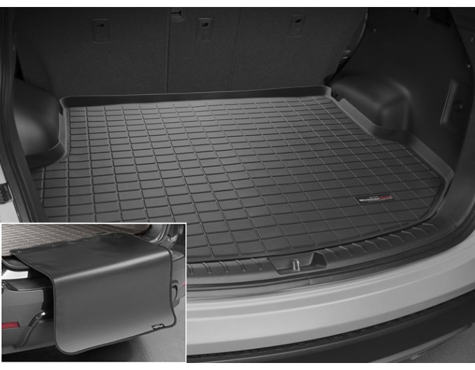 Коврик с защитой WeatherTech Black для Hyundai Santa Fe (mkIII)(2 rows)(trunk behind 2 row) 2013-2018, цена: 12 432 грн.