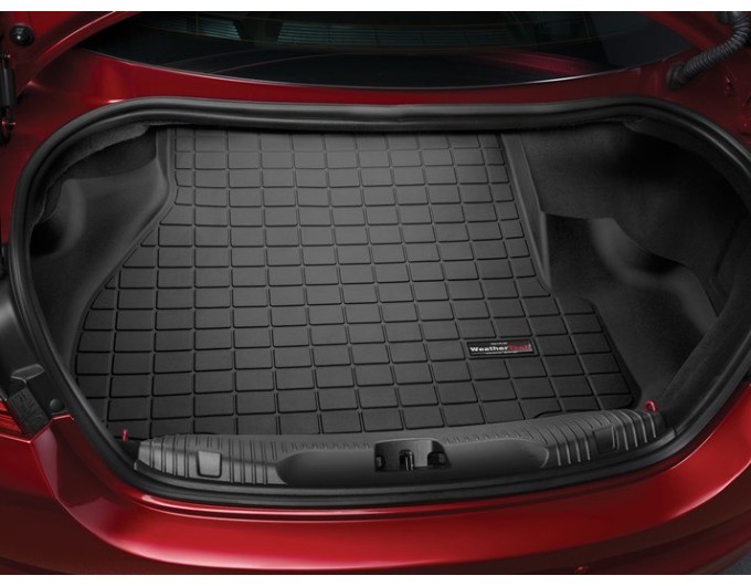 Коврик WeatherTech Black для Jaguar XF (X250)(no strut tower bar)(trunk) 2008-2015, цена: 7 810 грн.