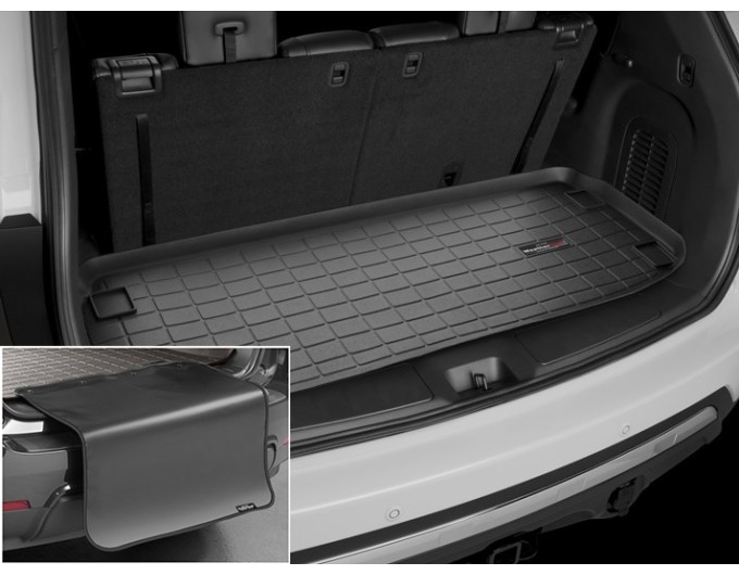 Коврик с защитой WeatherTech Black для Nissan Pathfinder (mkIV); Infiniti QX60 / JX (mkI)(trunk behind 3 row) 2010→, цена: 11 853 грн.