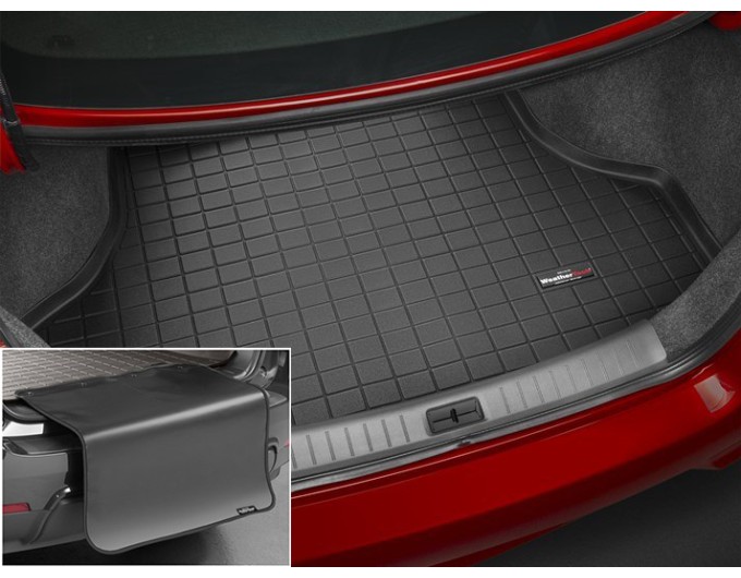Коврик с защитой WeatherTech Black для Nissan Sentra (B17)(trunk) 2013→, цена: 11 853 грн.
