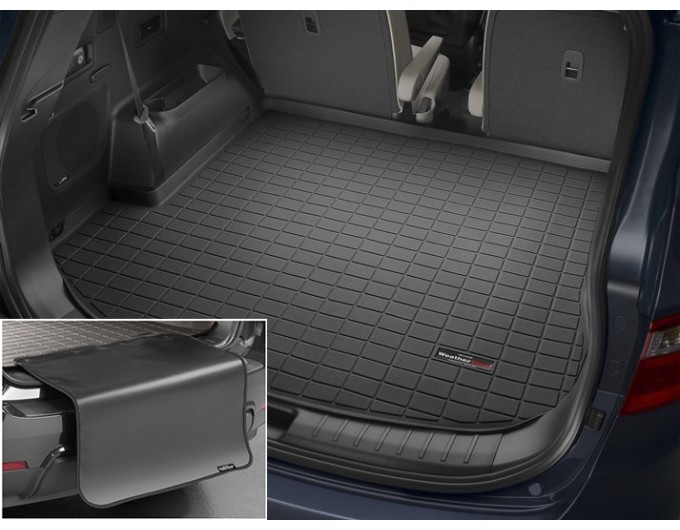 Коврик с защитой WeatherTech Black для Hyundai Grand Santa Fe (mkIII)(trunk behind 2 row) 2013-2018, цена: 12 432 грн.