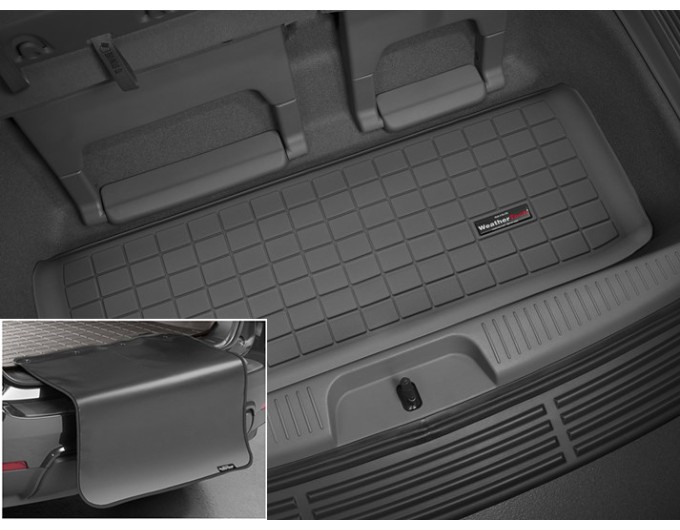 Коврик с защитой WeatherTech Black для Kia Carnival (mkII)(trunk behind 3 row) 2006-2012, цена: 11 284 грн.